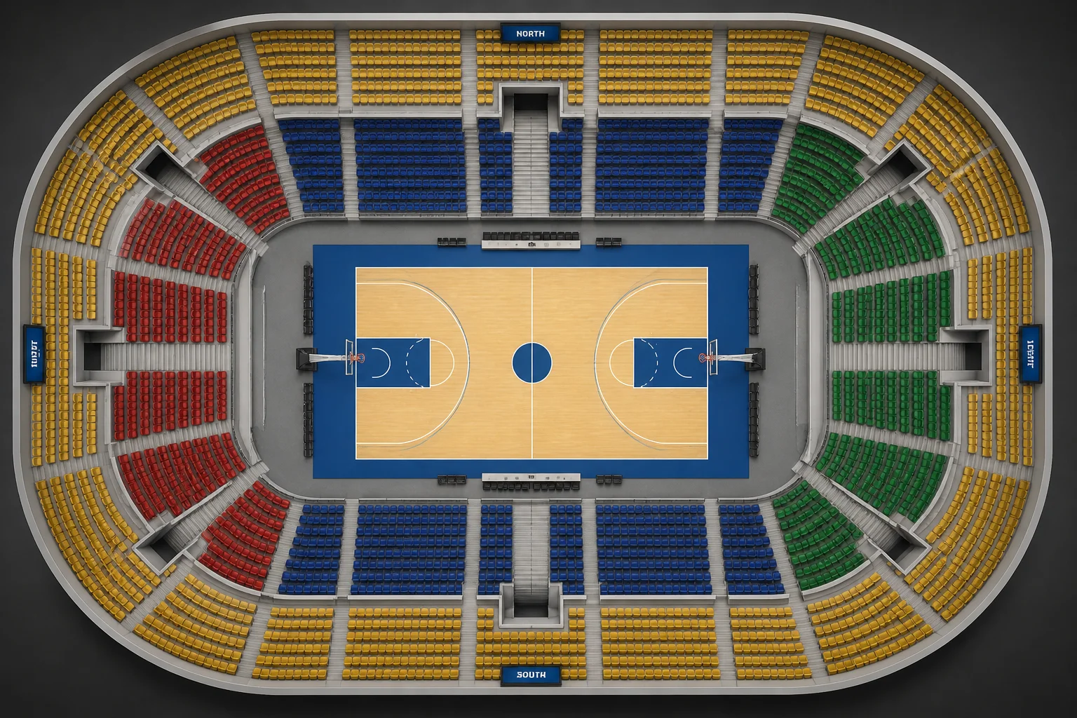 Plan Général des Sièges Accor Arena